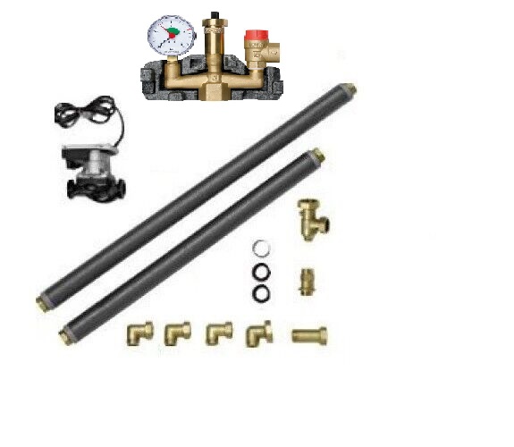 Buderus BCC26 Anschluss + Afriso KSG mit Manometer