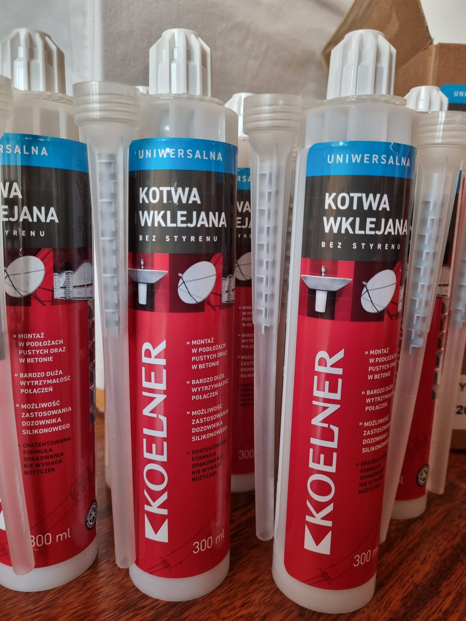 Injektionsmörtel Montagemörtel Chemische Anker Verbundmörtel 300 ml Koelner  KEM-PSF Rawlplug 10 St.