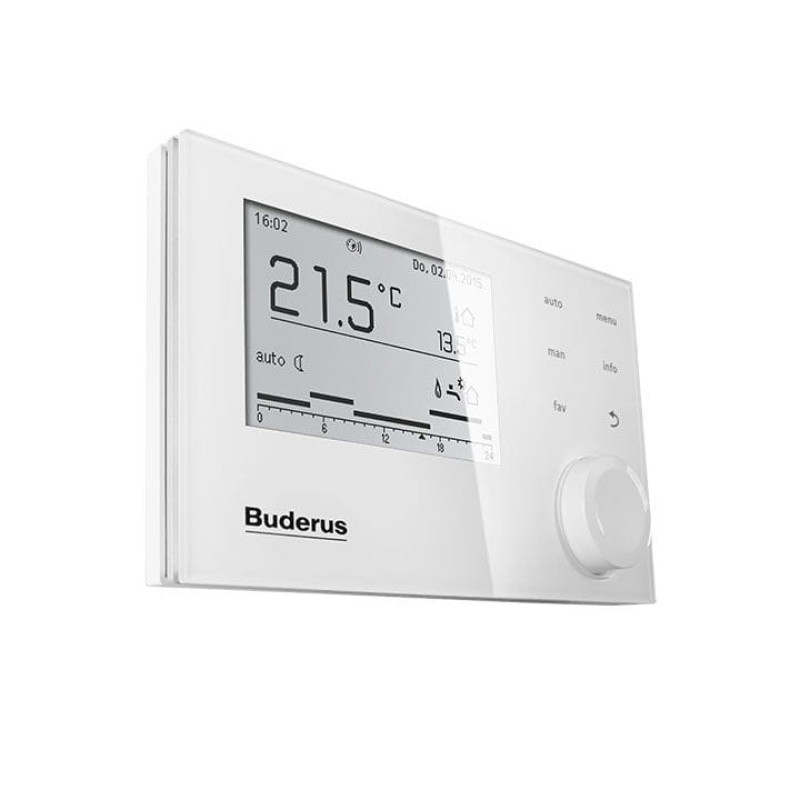 Buderus Logamatic EMS RC310 System-Bedieneinheit weiss + Außenfühler Regelgerät